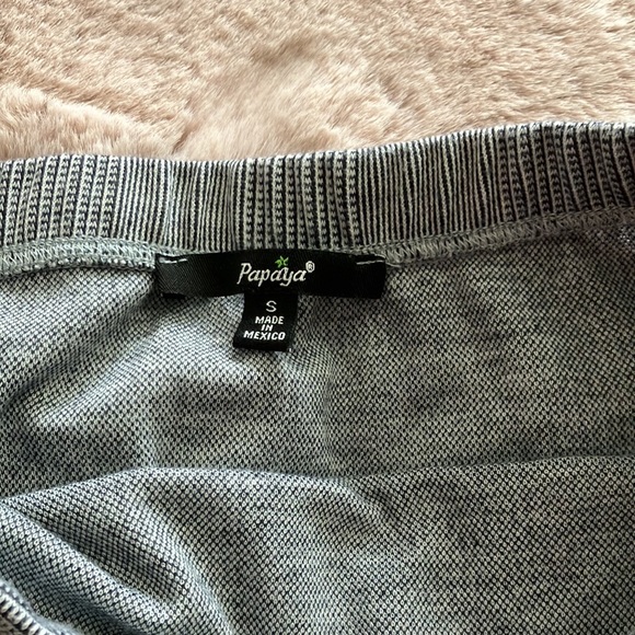 PAPAYA CHECKED MINI SKIRT JUNIORS SIZE S - Picture 4 of 5